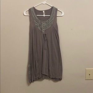 Lilac colored layering tank